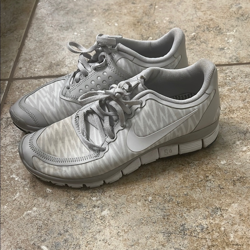 Gray Nike Athletic Shoes